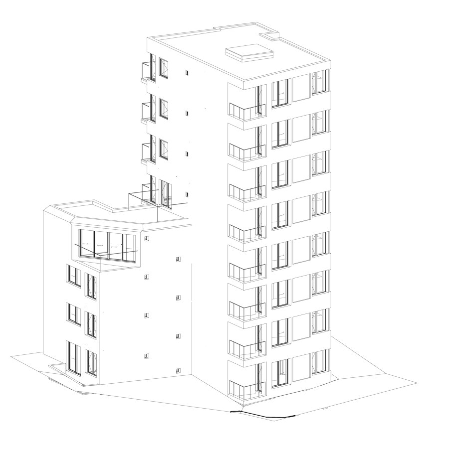 Scenario Fudomae von Sasaki Architecture | Mehrfamilienhäuser