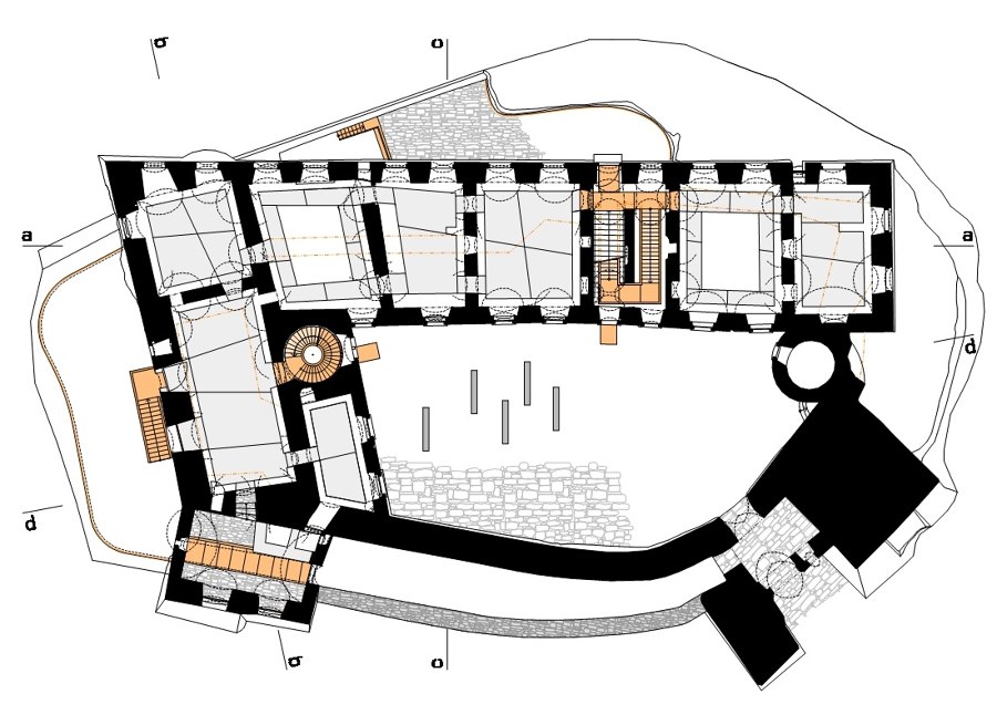 Helfštýn Castle Palace Reconstruction by atelier-r | Museums