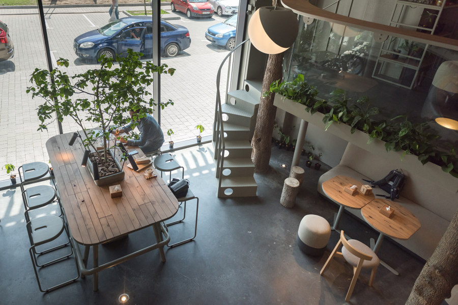 OM NOM NOM vegan cafe de replus design bureau | Cafeterías - Interiores