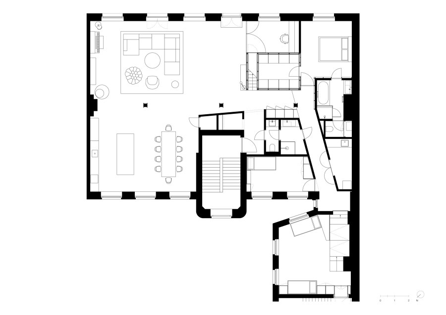 SCH52 Loft von Batek Architekten | Wohnräume