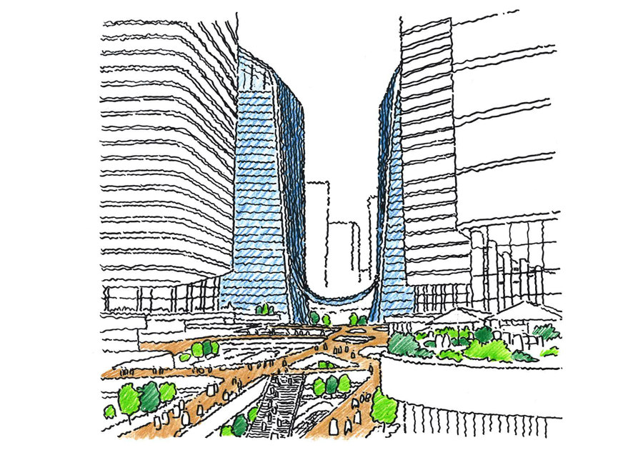 Landscape Urbanism in Shenzhen de Farrells | Immeubles de bureaux