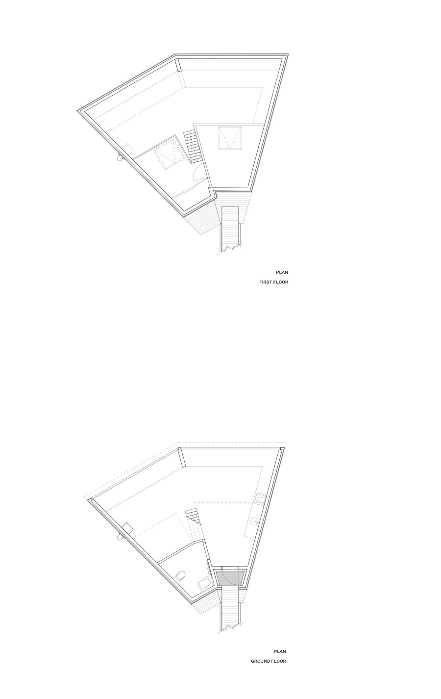 Flokehyttene Cabins di Holon Arkitektur | Alberghi