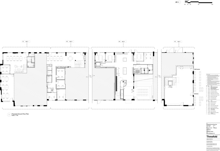 Paddington Works di Threefold Architects | Spazi ufficio