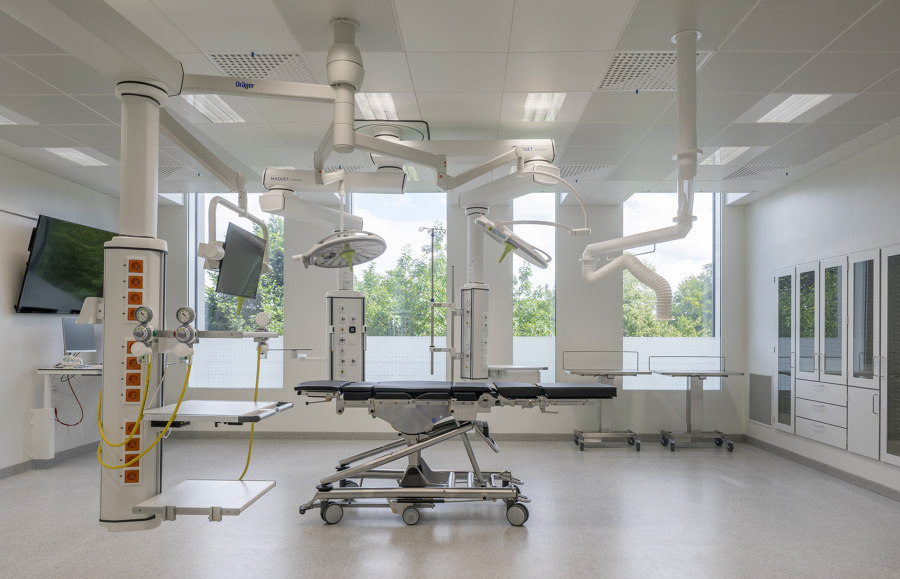 Rigshospitalet Hospital North Wing di LINK arkitektur + 3XN | Ospedali
