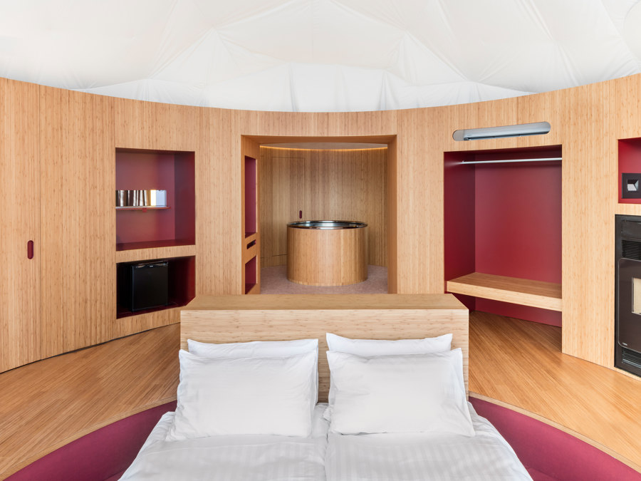 Whitepod Zen Suite de Montalba Architects | Hoteles