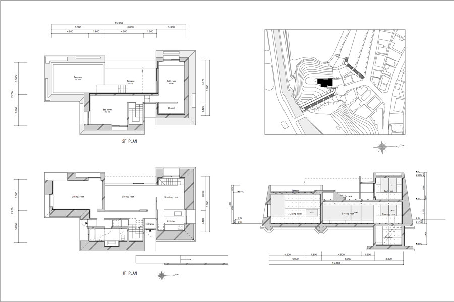 House in Mukainada di Kazunori Fujimoto Architect & Associates | Case unifamiliari