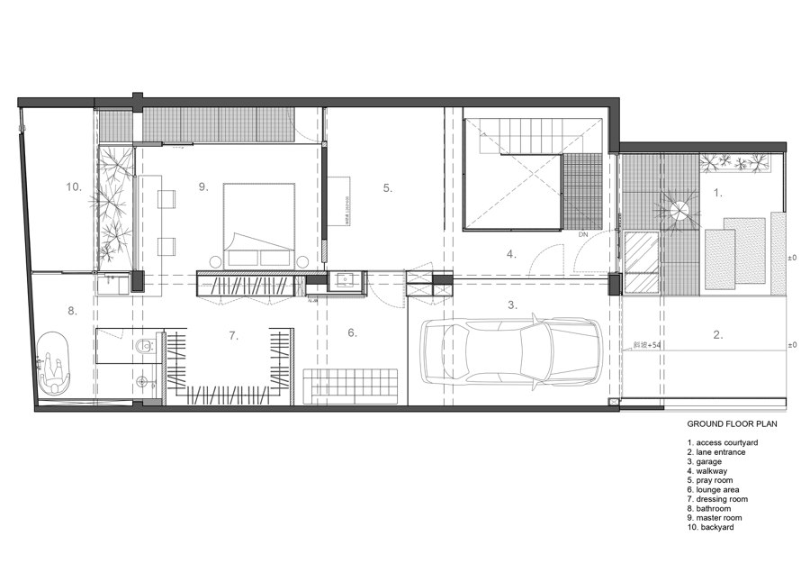 House H de KC Design Studio | Pièces d'habitation