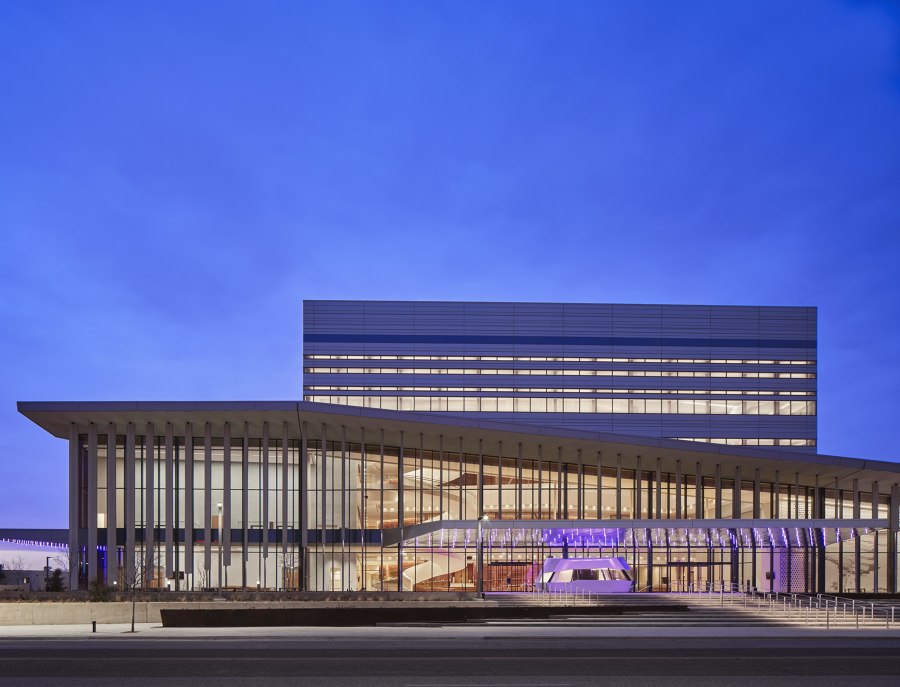 Buddy Holly Hall of Performing Arts and Sciences by Diamond Schmitt Architects | Sports halls