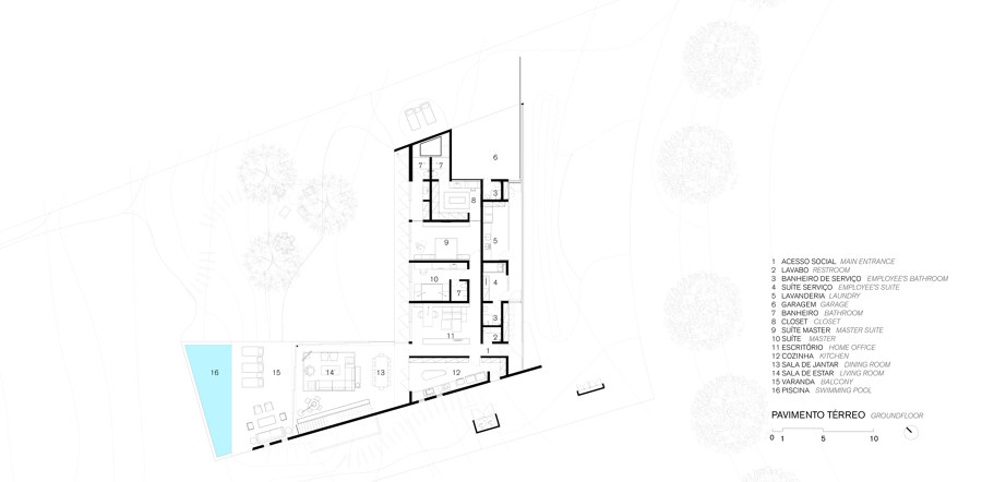Origami House de Bernardes Arquitetura | Casas Unifamiliares