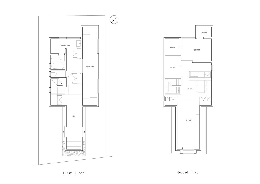 Slender House di FORM / Kouichi Kimura Architects | Case unifamiliari