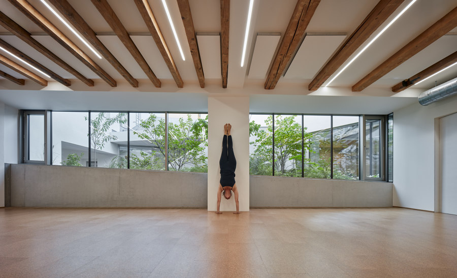 Yoga Garden & Art Gallery Brno de RO_AR architects | Spa facilities