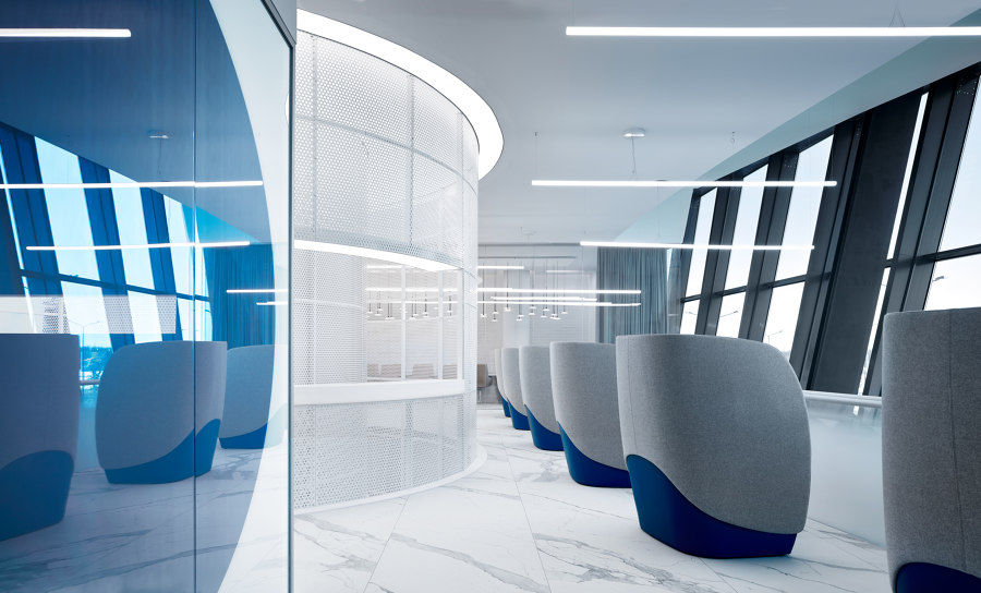 Gagarin Airport / VIP-lounge von VOX Architects | Café-Interieurs