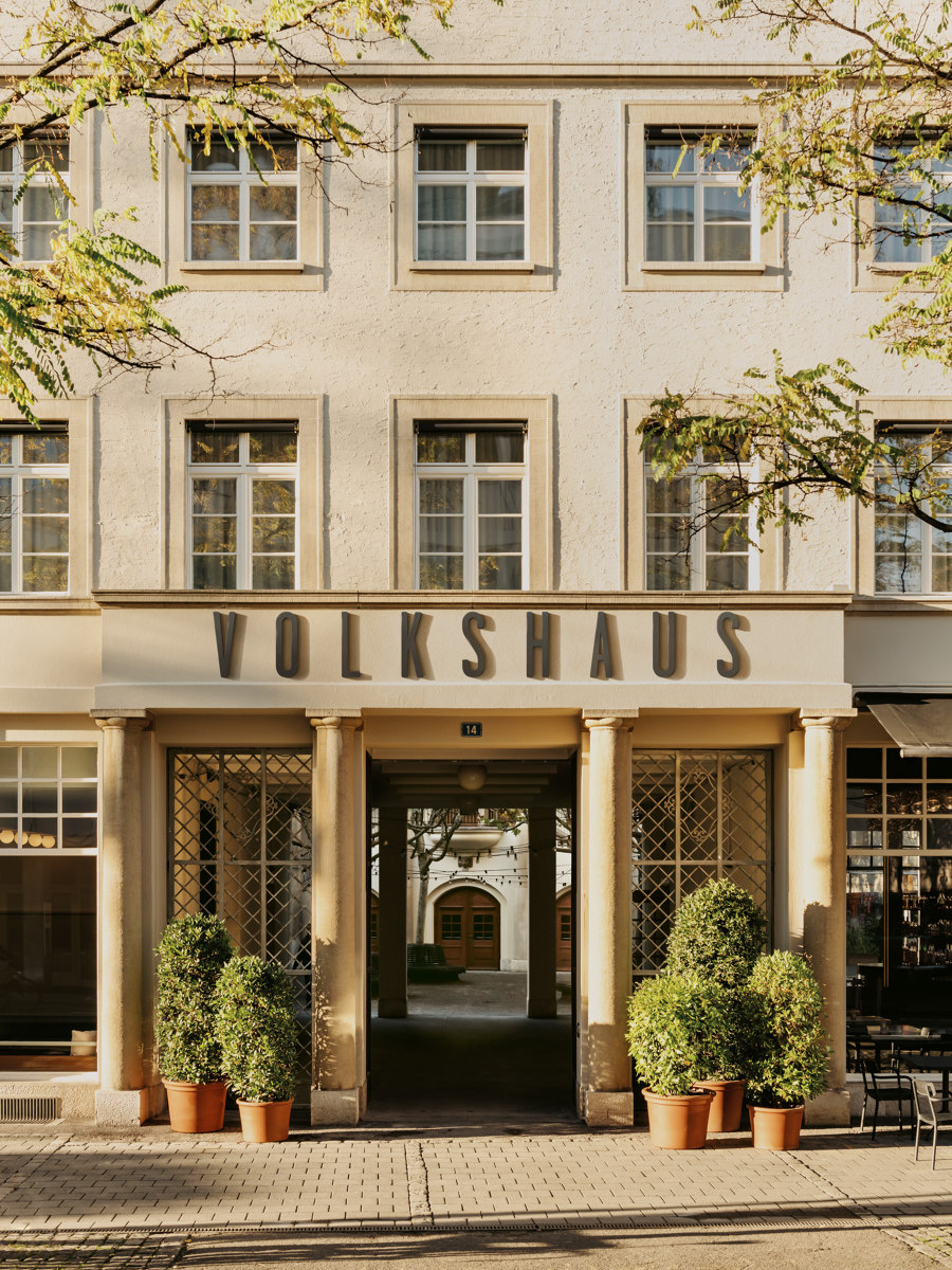 Volkshaus Hotel Basel de Herzog & de Meuron | Intérieurs d'hôtel