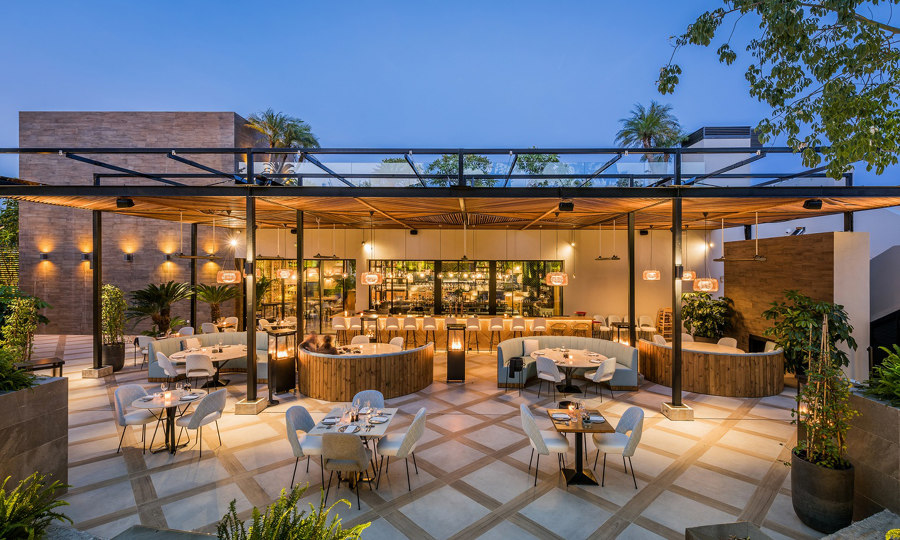 Breathe Restaurant - Marbella, Spain by Elitis | Manufacturer references