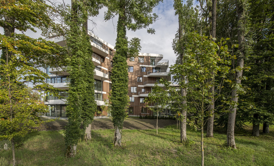 Living in the Spinnereipark (Y-Houses) de Behnisch Architekten | Urbanizaciones