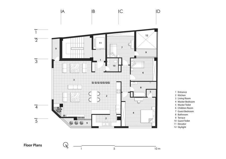 Chapireh Residential Build di Bio-Design Architects | Case plurifamiliari