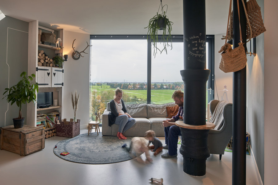 Transformation Watertower Nieuw Lekkerland de Ruud Visser. Architect. | Maisons particulières