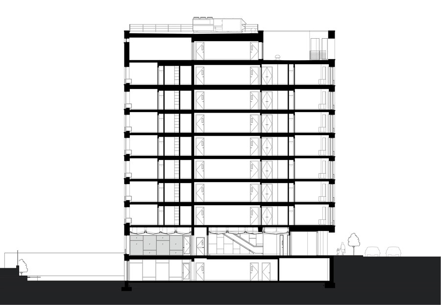 The Jennings Supportive Housing von Alexander Gorlin Architects | Mehrfamilienhäuser