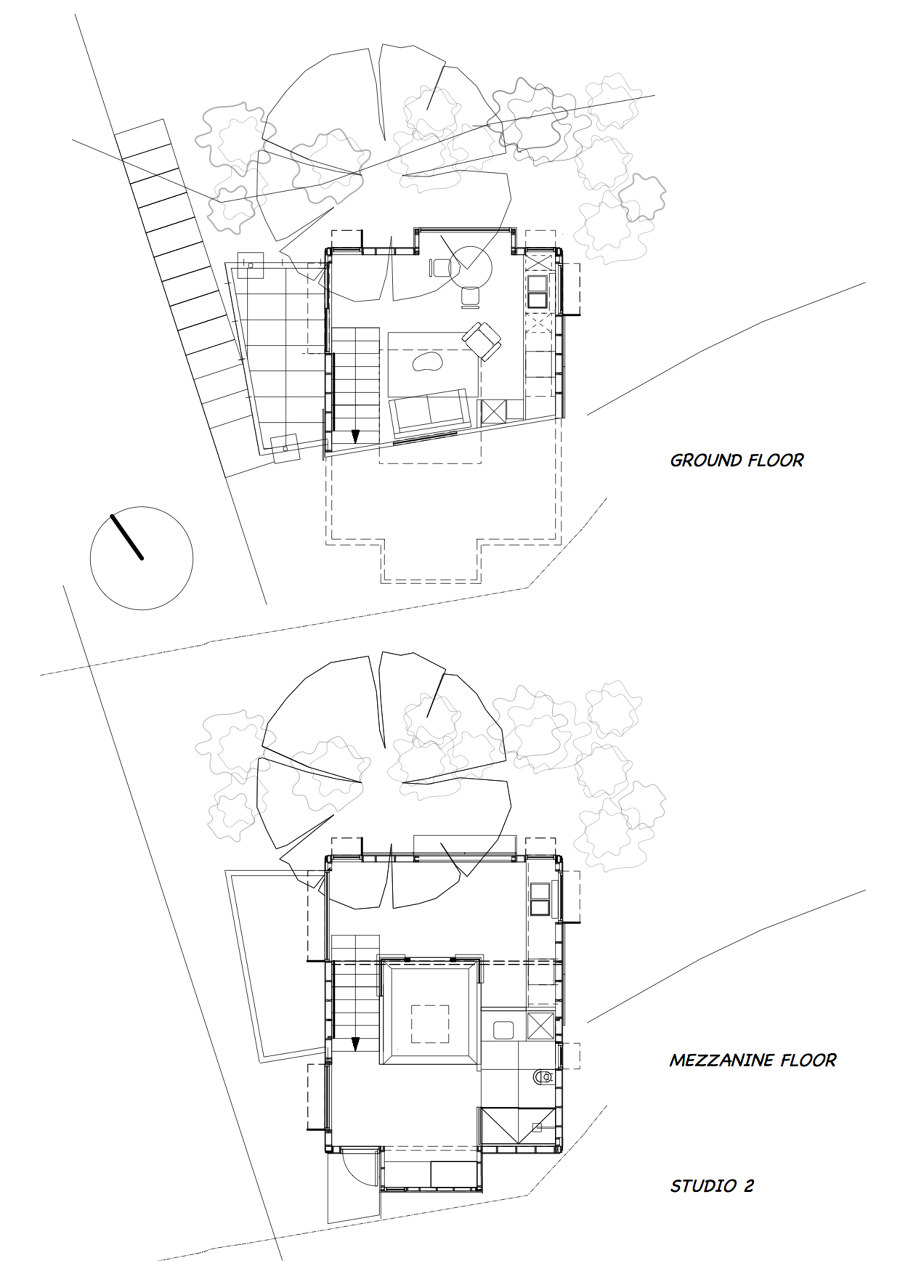 Birdhouse Studios de Gillian van der Schans | Maisons de deux appartements