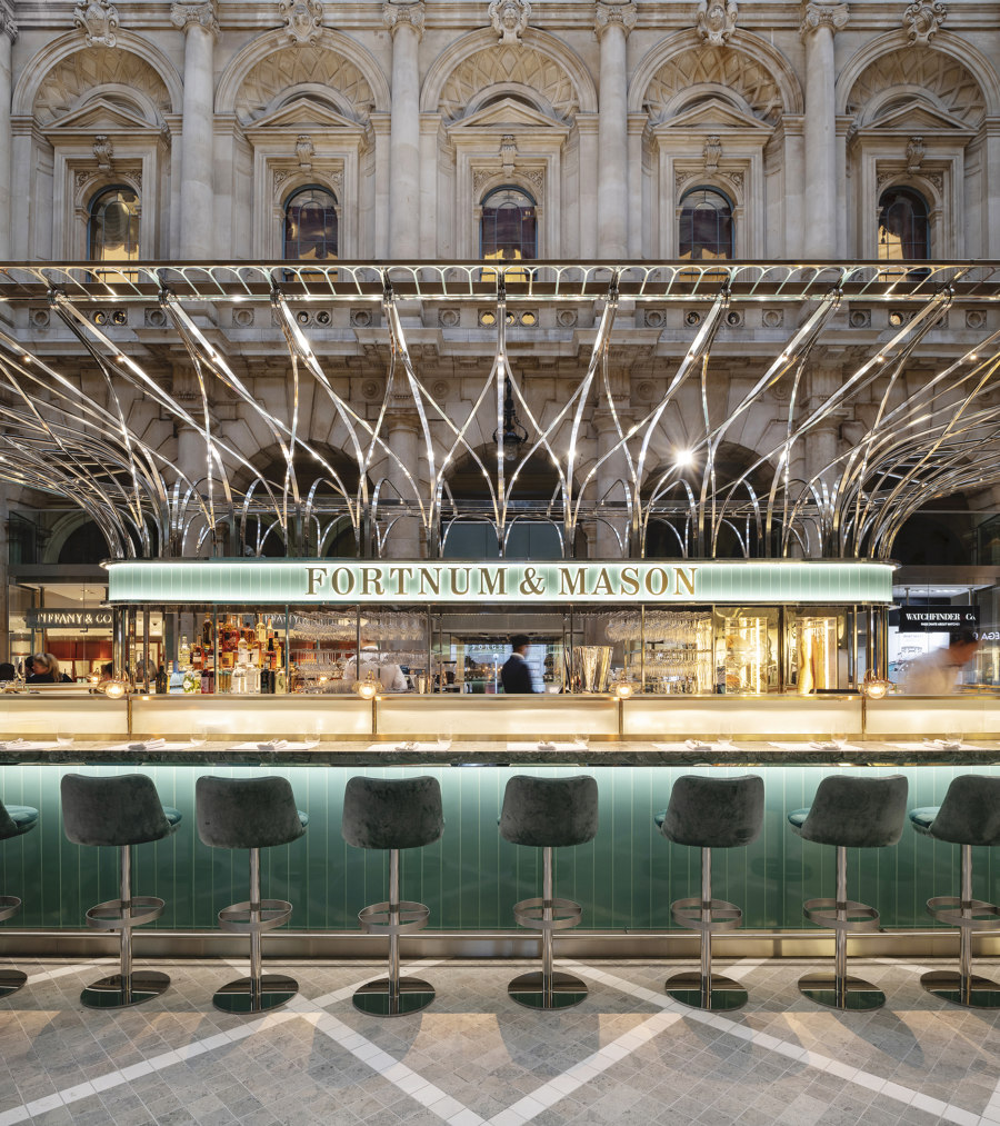 Fortnum & Mason: The Royal Exchange | Restaurant interiors | Universal Design Studio