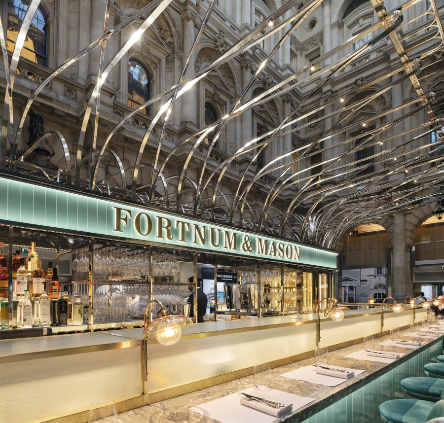 Fortnum & Mason: The Royal Exchange by Universal Design Studio | Restaurant interiors