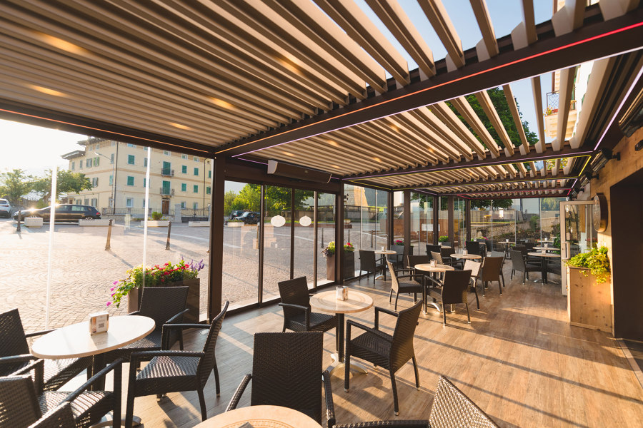 Opera, the cosy outdoor space in Cadore of Da Vià Bakery |  | Pratic