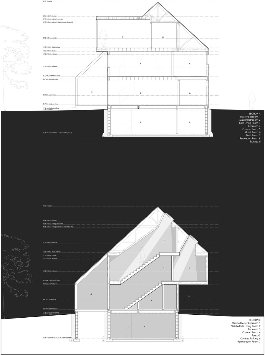 Armcrescent Residence von Peter Braithwaite Studio | Einfamilienhäuser