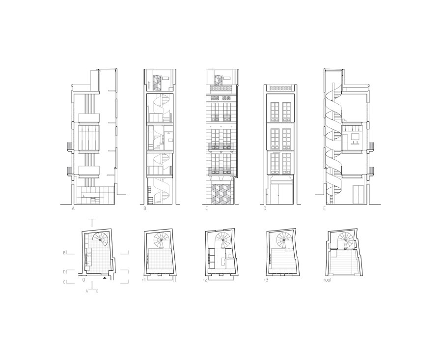 BSP20 House de Raul Sanchez Architects | Pièces d'habitation