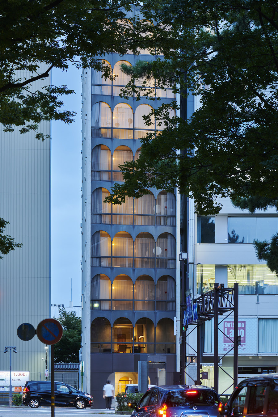 Korinkyo Hotel di Hitotomori Architects | Alberghi - Interni