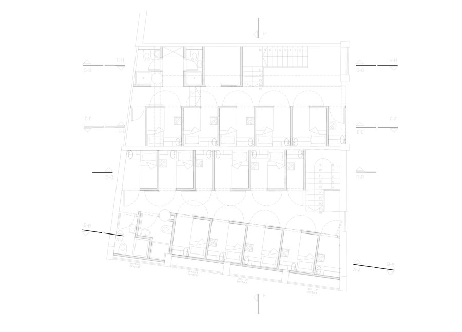 WOM Allenby Hotel von Gerstner Architects | Hotel-Interieurs