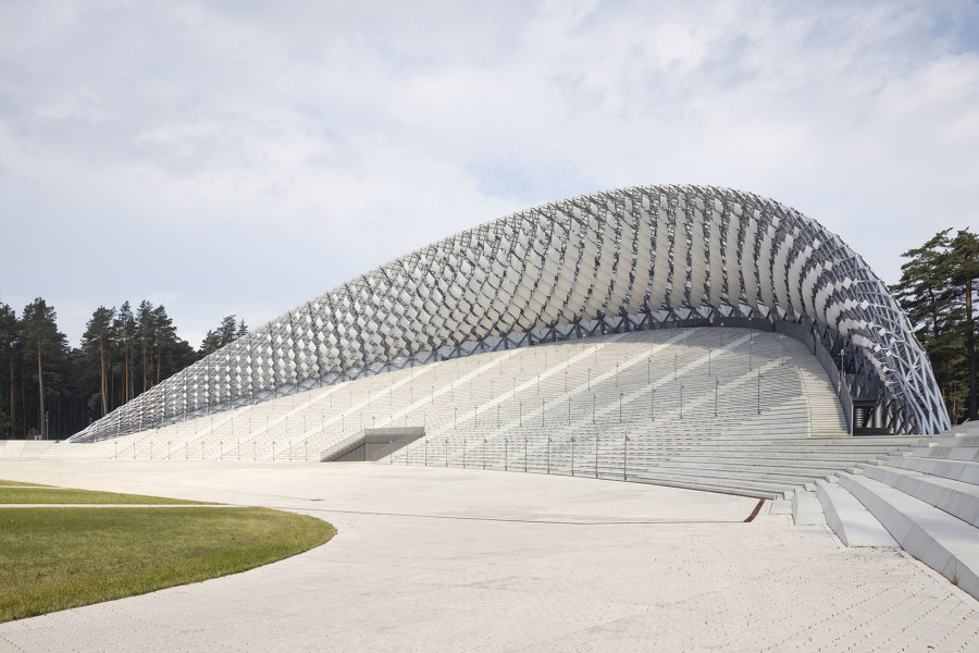 Mežaparks Open-Air Stage by Mailitis Architects | Theatres