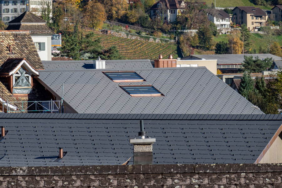 Dachfenster s: 203E – Lamellenfenster überzeugt Denkmalschutz von s: stebler | Herstellerreferenzen