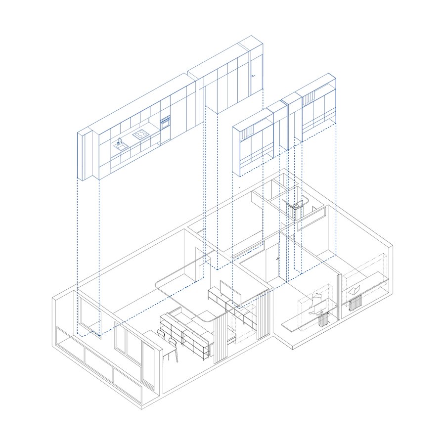 Mlékárenská Apartment von RDTH architekti | Wohnräume