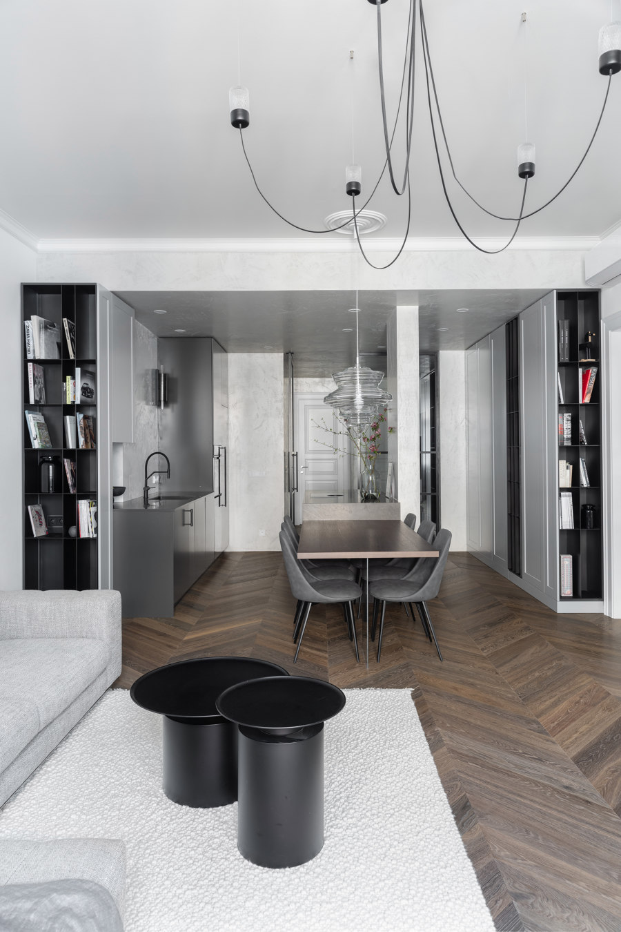 Men's Apartment in the Heart of Vinohrady by SMLXL studio | Living space