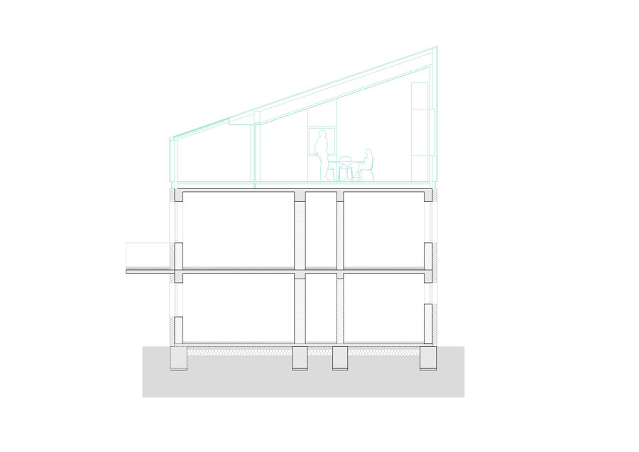 ATTIC REIMAGINED EXTENSION IN LJUBLJANA de ARHITEKTURA | Maisons particulières