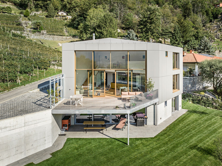 Malingamba | Bellinzona Carasso, Schweiz de Swisspearl Schweiz AG | Maisons particulières