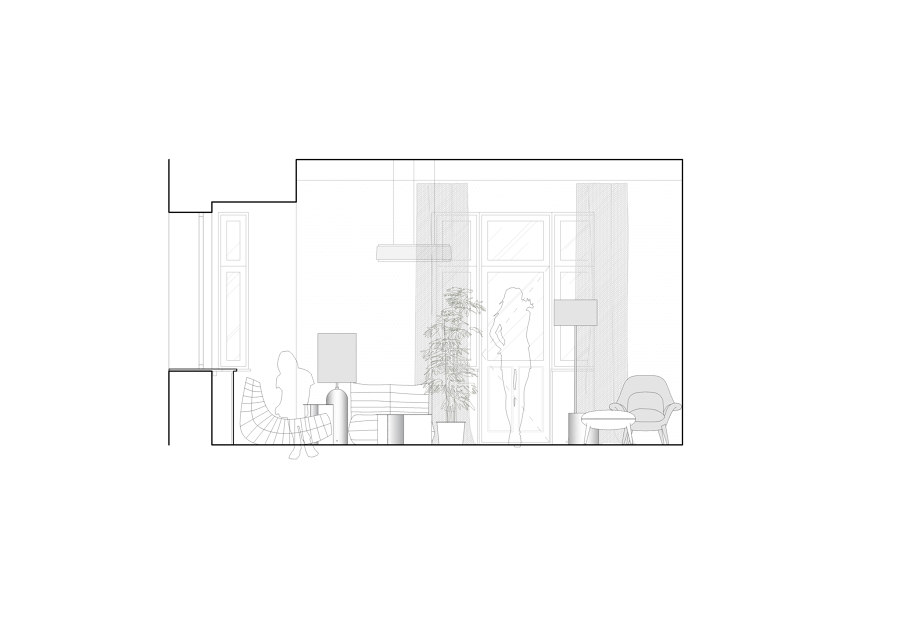 Slezská Apartment by Formafatal | Living space