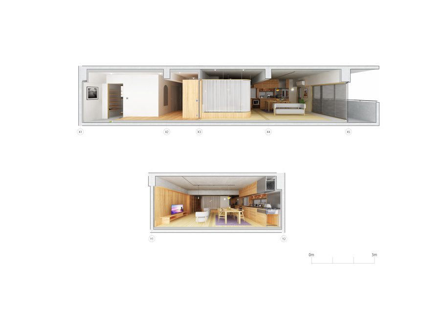 room206 Apartment von Daiki Awaya | Einfamilienhäuser
