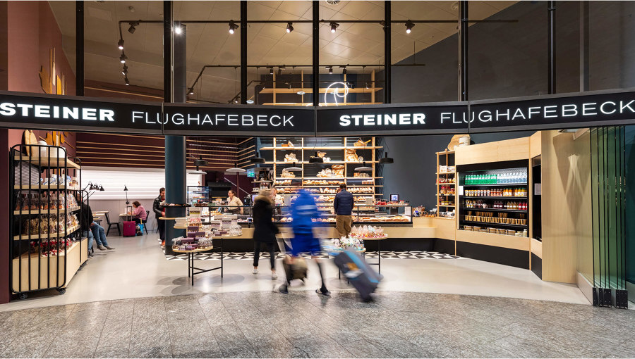 Steiner Flughafebeck von pfeffermint | Shop-Interieurs