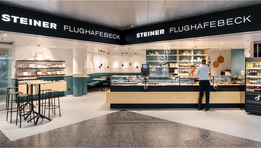 Steiner Flughafebeck von pfeffermint | Shop-Interieurs