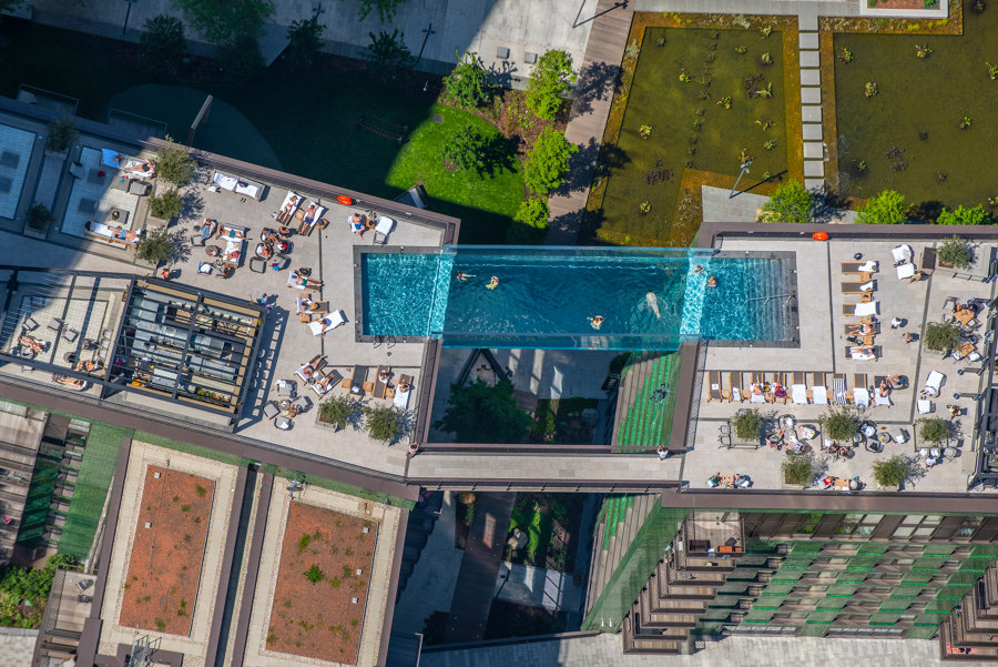 Sky Pool Embassey Gardens | Manufacturer references | Atlas Concorde