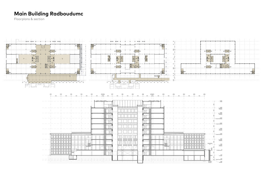 Main Building Radboudumc de EGM | Hôpitaux