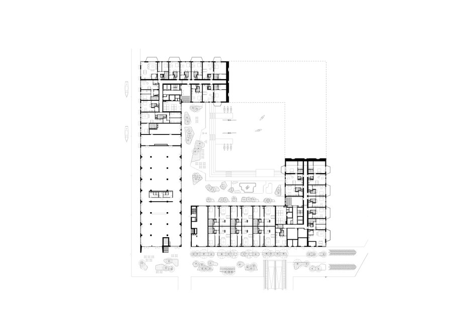Sluishuis Residential Building di BIG / Bjarke Ingels Group | Case plurifamiliari