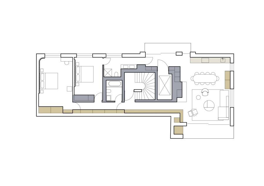 The Kastle by Ester Bruzkus Architekten | Living space
