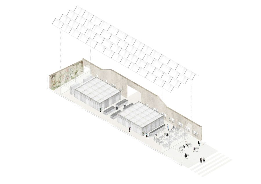 El Roser Social Center von Josep Ferrando Architecture and Gallego Arquitectura | Messe- und Ausstellungsbauten