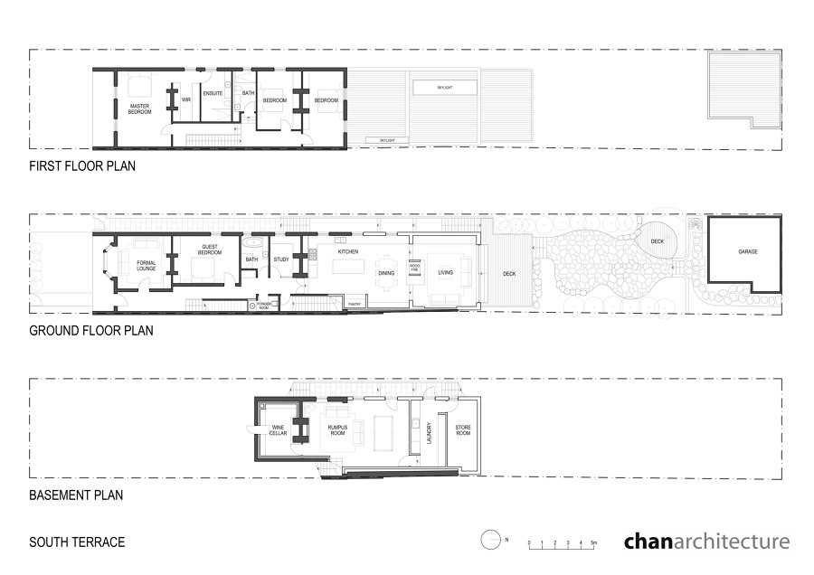 South Terrace House de Sanders & King and Chan Architecture | Pièces d'habitation