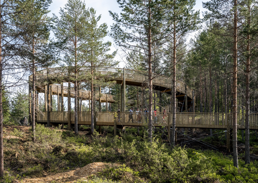 Treetop Walk Hamaren Activity Park by EFFEKT | Parks