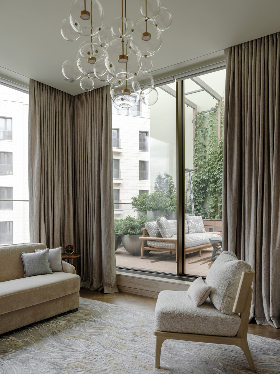 Modern Apartment Where Slow Living Trend Meet Exquisite Designs by O&A London | Living space
