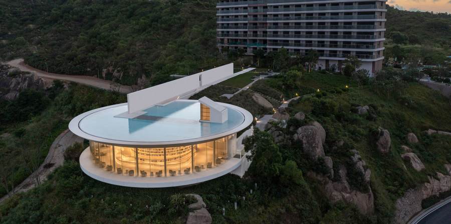 The Water Drop Library by He Wei Studio | Libraries