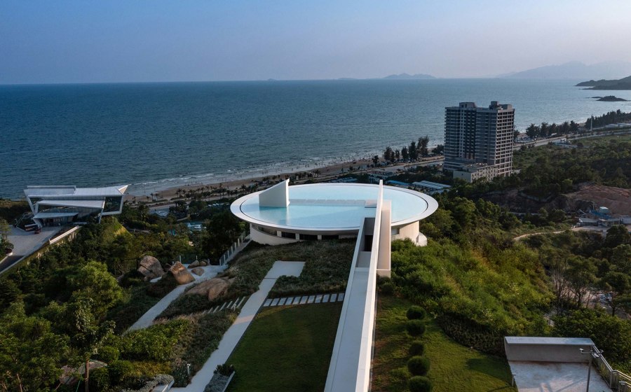 The Water Drop Library by He Wei Studio | Libraries